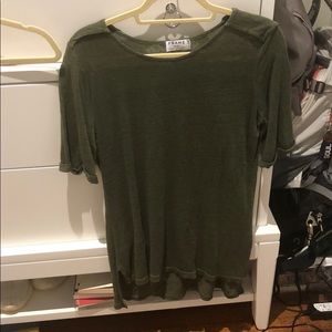 Frame army green Top